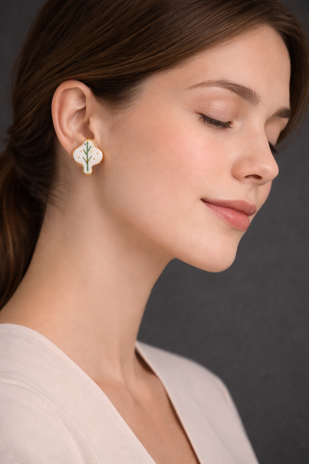 Liora Handmade Stud Earrings